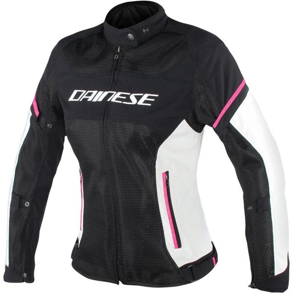 Motorcycle Jackets Dainese Air Frame D1 Lady Black Grey Fuschia