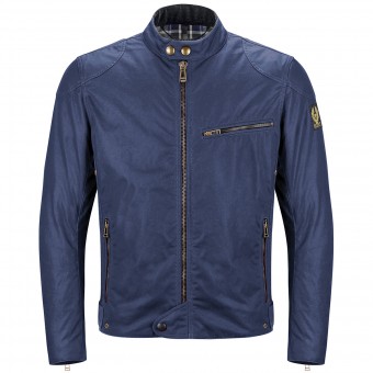 Motorcycle Jackets Belstaff Ariel Wax Navy Blue Motorcycle Jackets Belstaff Ariel Wax Navy Blue