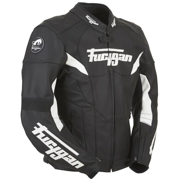 Motorcycle Jackets Furygan Blade Black White Motorcycle Jackets Furygan Blade Black White