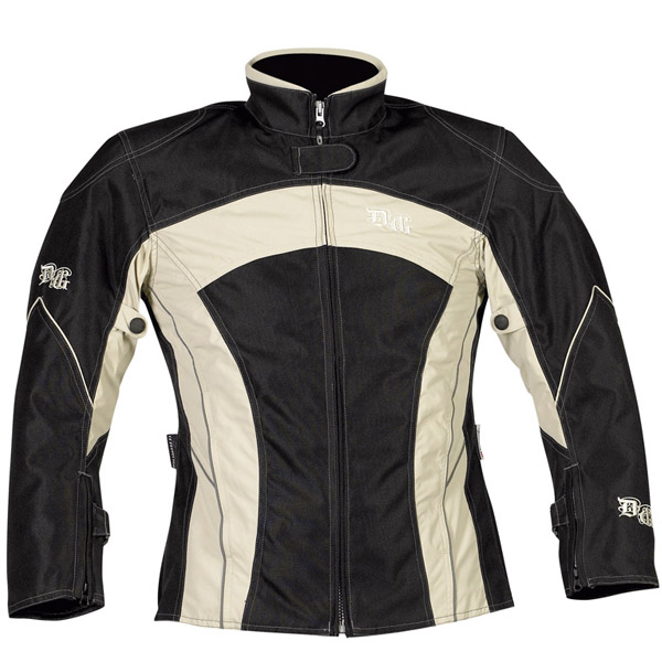 Motorcycle Jackets 4SQUARE Kenza Black Cream