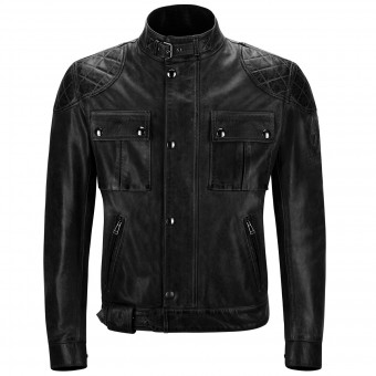 Motorcycle Jackets Belstaff Brooklands Leather Antique Black Motorcycle Jackets Belstaff Brooklands Leather Antique Black