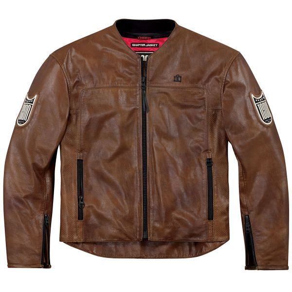 Motorcycle Jackets ICON Chapter Brown