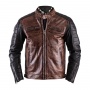 Motorcycle Jackets Helstons Cruiser Leather Rag Camel Black