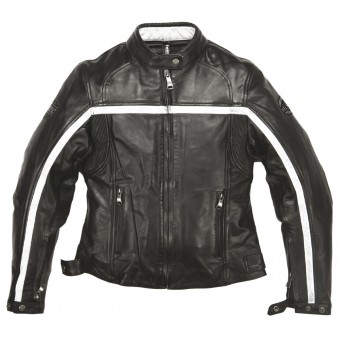 Motorcycle Jackets Helstons Daytona Woman Leather Rag Black Motorcycle Jackets Helstons Daytona Woman Leather Rag Black