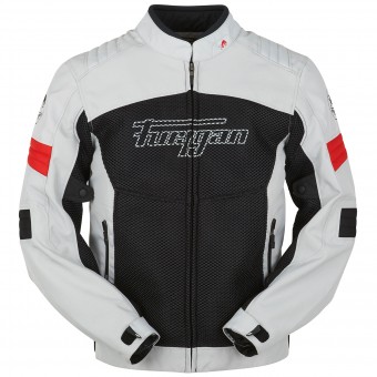 Motorcycle Jackets Furygan Discovery Mesh Black Beige Red