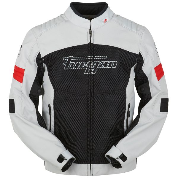 Motorcycle Jackets Furygan Discovery Mesh Black Beige Red
