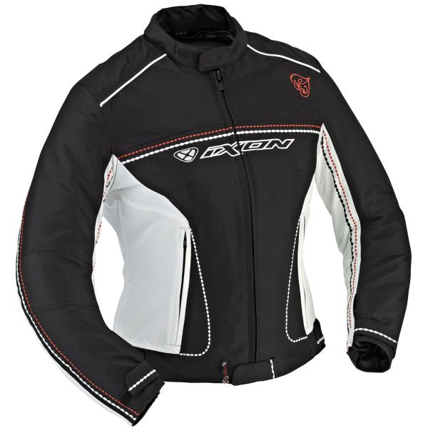 Motorcycle Jackets Ixon Diva Sport Black Blanc