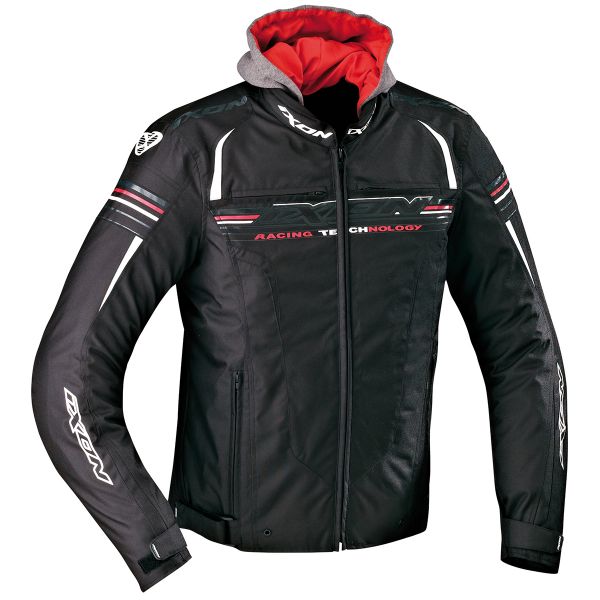 Motorcycle Jackets Ixon Dual Black White Red