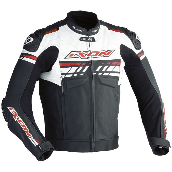 Motorcycle Jackets Ixon Exocet Black White Red