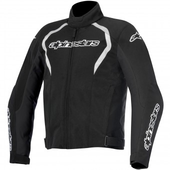 Motorcycle Jackets Alpinestars Fastback WP Black White Motorcycle Jackets Alpinestars Fastback WP Black White