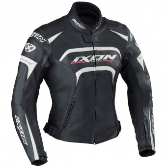 Motorcycle Jackets Ixon Fever Black White Fushia