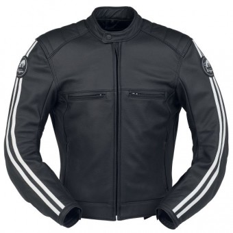 Motorcycle Jackets Furygan Forty Four Black White