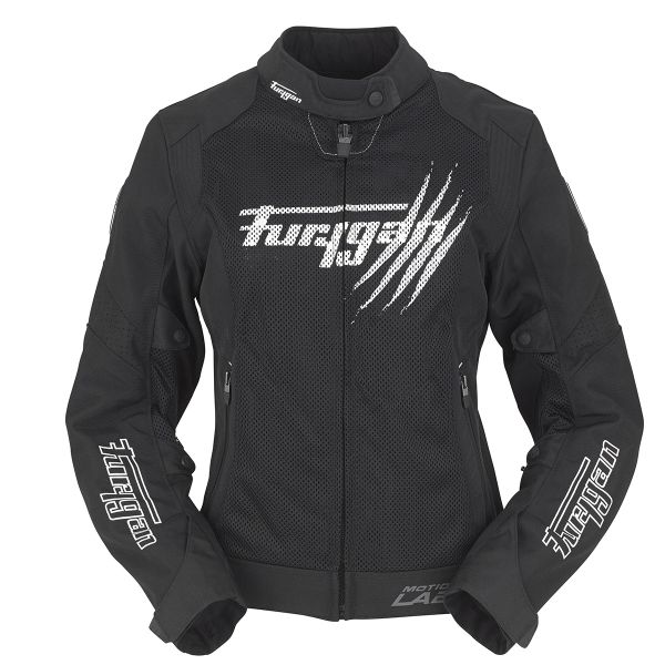 Motorcycle Jackets Furygan Genesis Claw Vented Lady Black White
