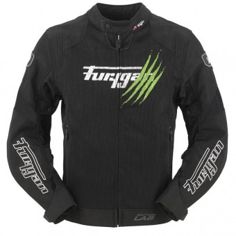 Motorcycle Jackets Furygan Genesis Claw Vented Black White Green