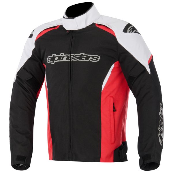 Motorcycle Jackets Alpinestars Gunner Waterproof Black White Red