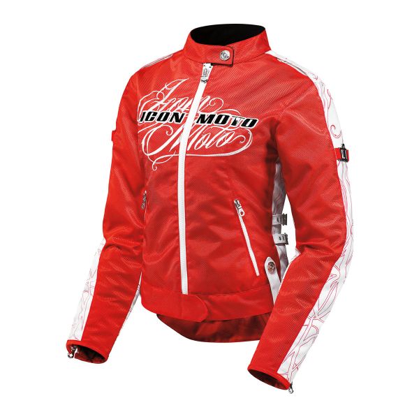 Motorcycle Jackets ICON Hella Street Angel Red