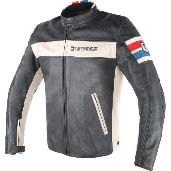 Motorcycle Jackets Dainese HF D1 Black Ice Red Blue