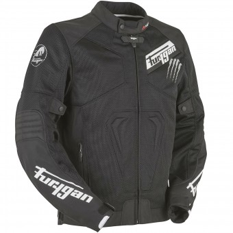 Motorcycle Jackets Furygan Hurricane Vented Black White