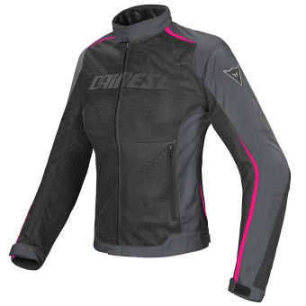 Motorcycle Jackets Dainese Hydra Flux Lady D-Dry Black Ebony Fuschia