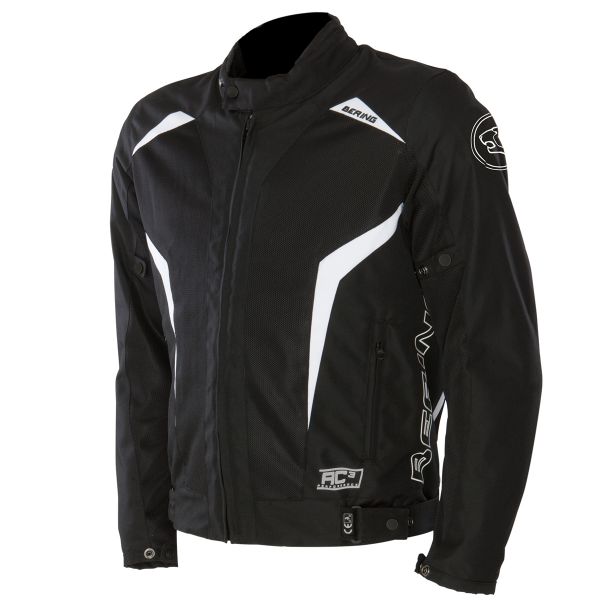 Motorcycle Jackets Bering Keers Black White