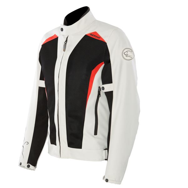 Motorcycle Jackets Bering Lady Keers Black Beige