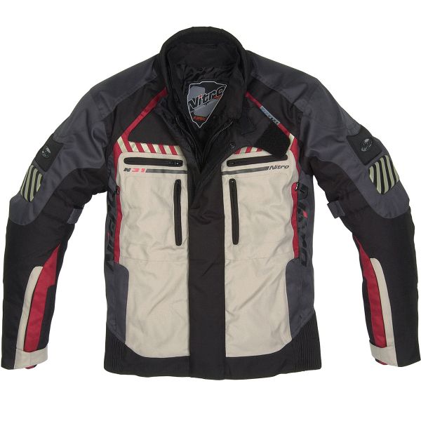 Motorcycle Jackets Nitro N-31 Black Red