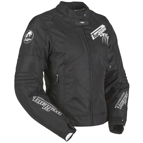 Motorcycle Jackets Furygan Pantha Lady Black White