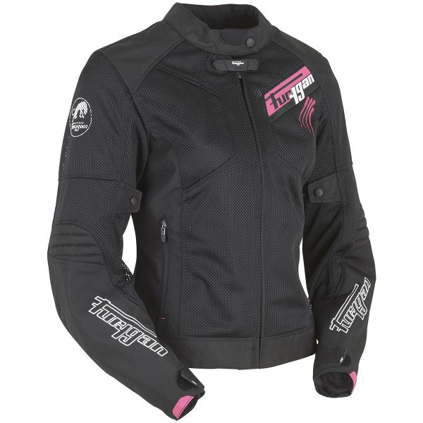 Motorcycle Jackets Furygan Pantha Lady Vented Black Pink