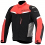 Motorcycle Jackets Alpinestars Pikes Drystar Black Red White