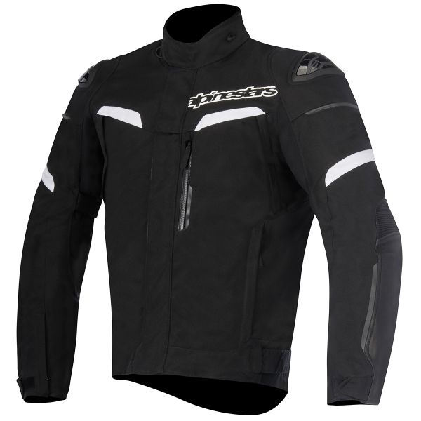 Motorcycle Jackets Alpinestars Pikes Drystar Black White Motorcycle Jackets Alpinestars Pikes Drystar Black White