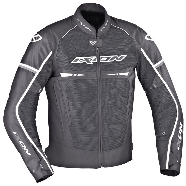 Motorcycle Jackets Ixon Pitrace Black White Motorcycle Jackets Ixon Pitrace Black White