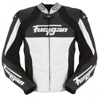 Motorcycle Jackets Furygan Race Black White Silver