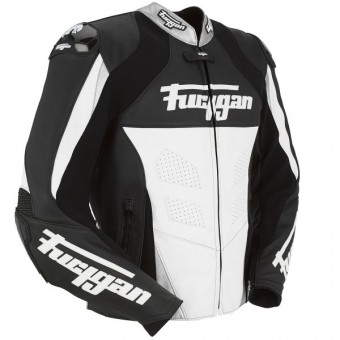 Furygan Race Black White Silver