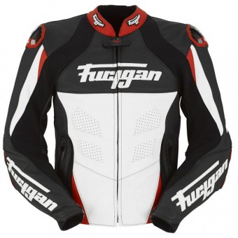 Motorcycle Jackets Furygan Race Black White Red
