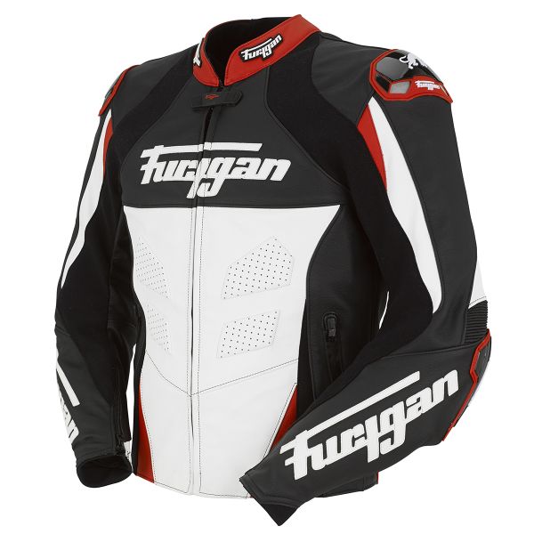 Furygan Race Black White Red