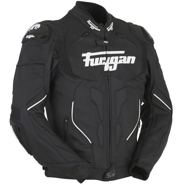 Motorcycle Jackets Furygan Raptor Black White