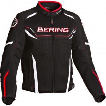 Motorcycle Jackets Bering Scream Black White Red
