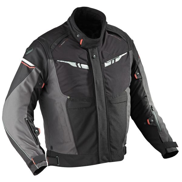 Motorcycle Jackets Ixon Sirrus HP Grey Black Red
