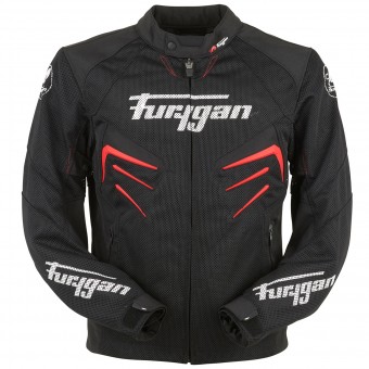 Motorcycle Jackets Furygan Skull Vented Black Red White