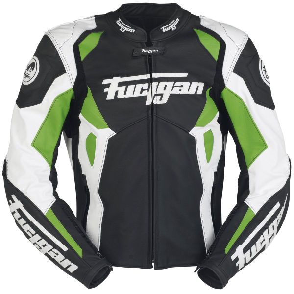 Motorcycle Jackets Furygan Spyder Black White Green