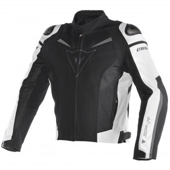Motorcycle Jackets Dainese Super Speed Black White Gray