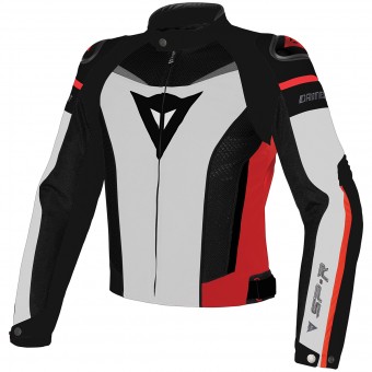 Motorcycle Jackets Dainese Super Speed White Black Red