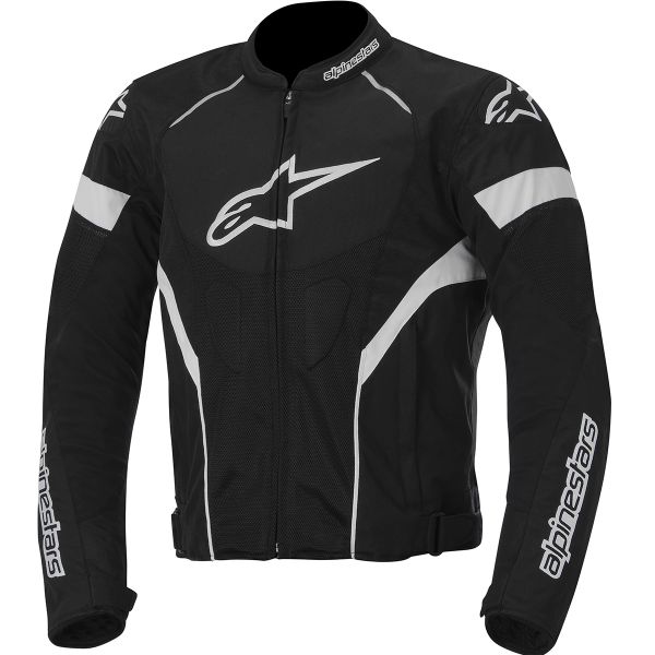 Motorcycle Jackets Alpinestars T-GP Plus R Air Black White Motorcycle Jackets Alpinestars T-GP Plus R Air Black White