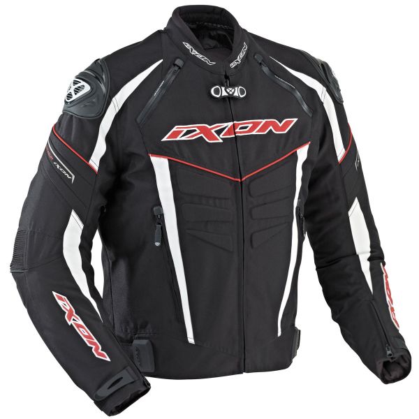 Motorcycle Jackets Ixon Titanium VX Black White Red