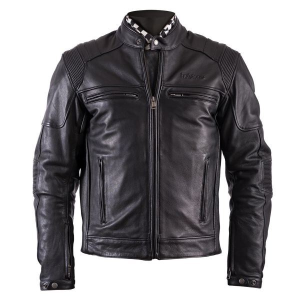 Motorcycle Jackets Helstons Trust Leather Plain Black At The Best Motorcycle Jackets Helstons Trust Leather Plain Black