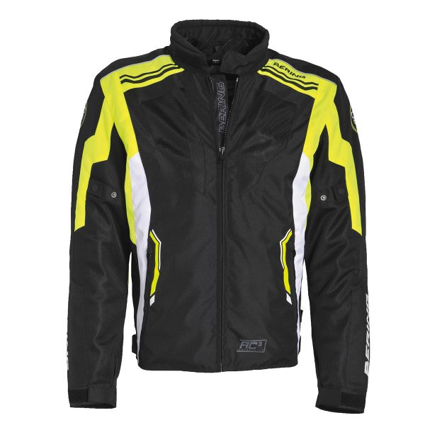 Motorcycle Jackets Bering Vectrom Black White Fluo