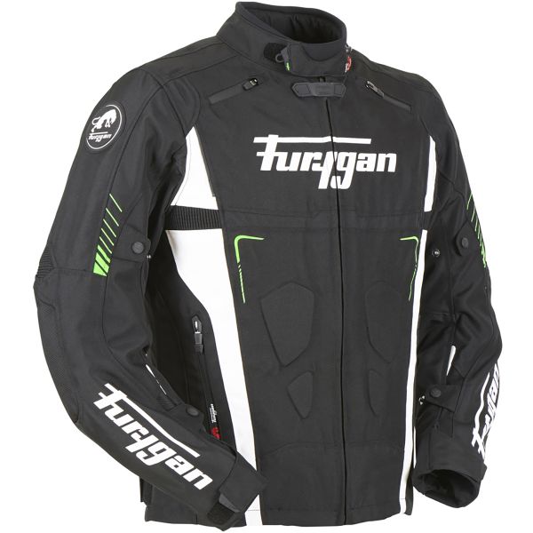 Furygan Vortex Black White Green