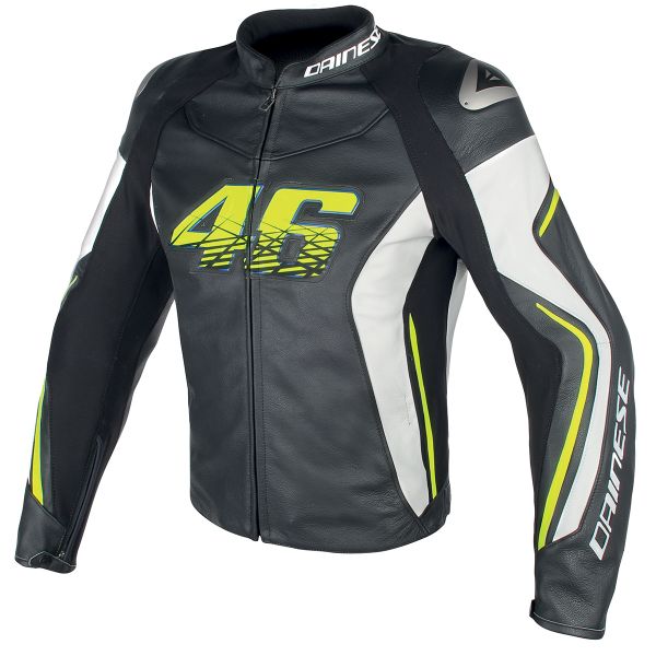 Motorcycle Jackets Dainese VR46 D2 Leather