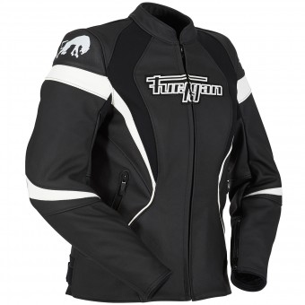 Furygan Xenia Racing Lady Black White