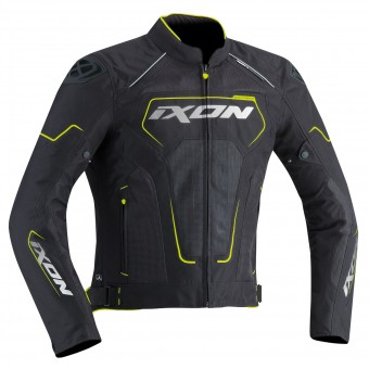 Motorcycle Jackets Ixon Zephyr Air HP Black Grey Yellow